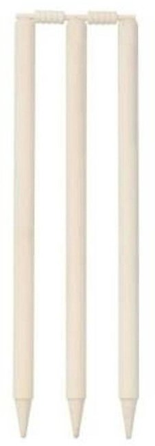 Pack of 3 - Cricket Wooden Wickets Stumps for Tape Ball