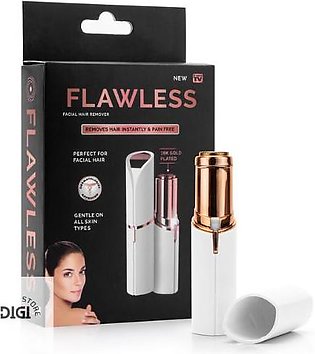Cell Operated Flawless Hair Remover Hair Remover Machine Flawless Facial Hair Remover For Women Upper Lips Machine Eyebrow Shaper Flawless Women Painless Hair Remover ( 1 PC ) - DS