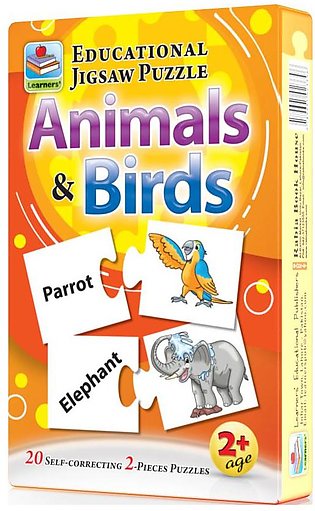 Learners' Educational Puzzle of  BIRDS & ANIMALS   Learning Activity