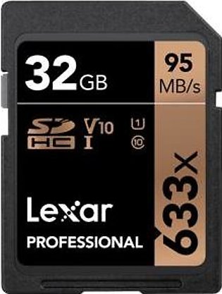 Lexar 633x 95mb SD Card 32gb - 64gb - 128gb , 667x 100mb SD256gb - Memory Card