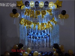 Golden Silver and Black Birthday Theme for birthday parties. Best for Your Special One , Birthday Boy /Girl