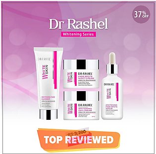 Pack of 4 Dr.Rashel Whitening Fade Cleanser, Whitening Fade Spots Serum, Whitening Day Cream & Whitening Fade Spots Night Cream