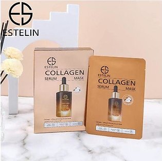 ESTELIN 1 Piece Collagen Lifting & Friming Serum Mask Sheets-25mL ES0044
