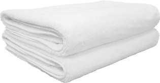 Bath Towels Jumbo Size Bath Sheet Quick Dry Lint Free Microfiber 40 x 60 Inches, Soft Quality 100% Ring Spun Cotton Highly Absorbent Extra Large Super Soft Hotel Quality Towel White