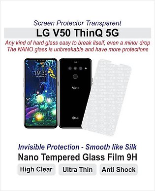 LG V50 ThinQ 5G - Screen protector - Best material - Nano Glass