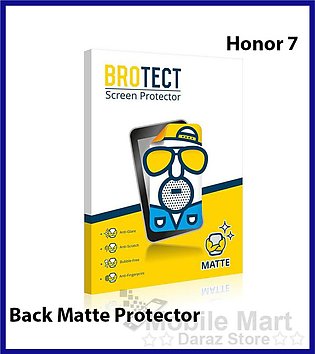 Honor Play Back Matte Protector For Honor Play