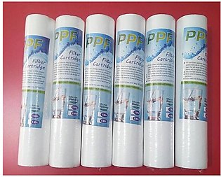 PACK OF 6 PPF 0.5 WATER FILTER CARTRIDGES 10