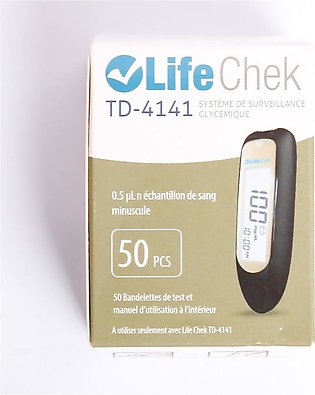 Life Chek Blood Glucose Glucometer Test Strips - 50 strips Only