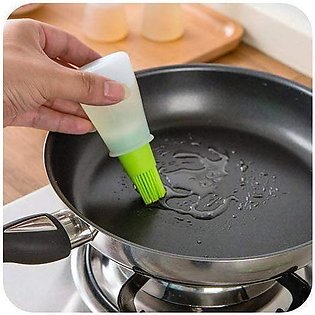 Silicone Cooking Oil Bottle with Basting Brush