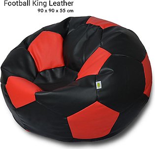 Relaxsit  Football Leather Bean Bag - Luxury Bedroom & Living room Furniture: