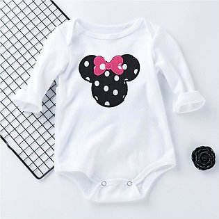 Baby Minnie Mouse Romper Baby Rompers Kids Jumpsuit Baby Boy Romper Baby Girl Infant Clothing Set Full Sleeve Kids Cloths