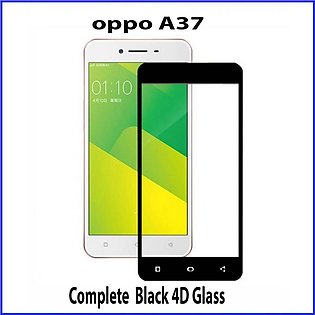 Oppo A37 3d Complete Tempered Glass For Oppo A37 Black