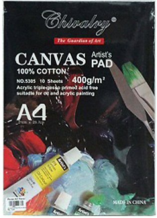 CHIVALRY ARTISTS CANVAS BOOK 400 G/M A4 5305