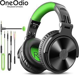 OneOdio Pro-G Over Ear Headphones 50mm Neo-dymium Drivers Studio DJ Stereo Headsets With 3.5mm Audio Jack for PC Laptop Mobile - Green
