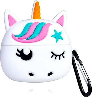 Unicorn Airpods Pairpods pro cover - pouch - cover - air pods pro - airpods pro - airpods - air pods pro cover - air pods pro pouch - airpods cover - airpods pouch silicone - airpods pro Silicone Cover - High Quality Shock Proof Case with Hanging Clip