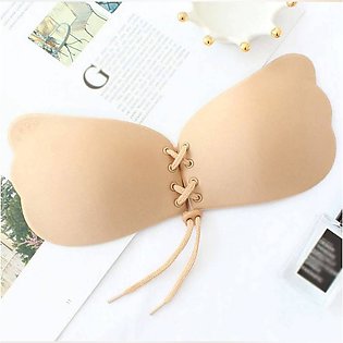 Galaxy Undergarments Strapless Invisible Seamless Push Up Silicone Free Bra
