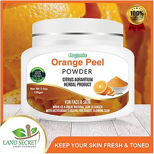 Orange Peel Herbs Powder for Glowing Face & Removing Pimples & Wrinkles Orange Peel 100 gm.