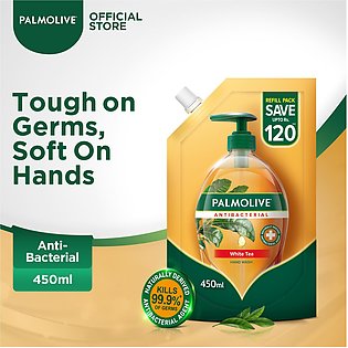 Palmolive Naturals Liquid Handwash Anti-Bacterial 450ml Refill Pouch