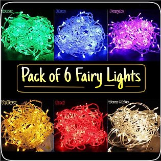 20 ft Fairy Light String Still - Electric - for Function Festival Garden Wedding Mirror Ring Birthday Party Home Decoration items Non LED Light