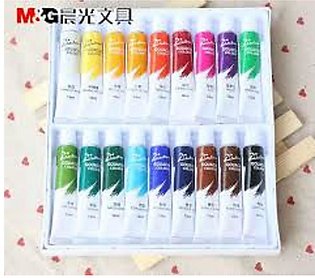M_G Acrylic Paint Pack of 24 - Acrylic Paints - Pack Of 24 Acrylic Paints - High Quality Acrylic Paints