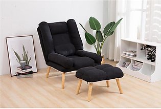 RECLINER CHAISE CHAIR WITH FOOTRERST -ADJUSTABLE & FOLDABLE