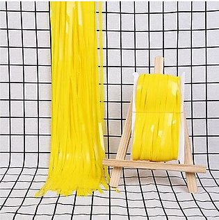 6 feet Length fringe Party Backdrop Curtains -  Yellow, Sky Blue, Black Tinsel Fringe Foil Curtain, birthday backdrop,unicorn party decor,pink photo backdrop,pink party