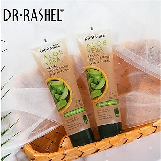 DR.RASHEL Aloe Vera Facial Peeling & Scrub 2in1 Exfoliating Cream 100g