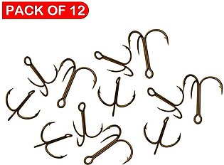 Pack Of 12 Hooks - Three Face Fishing Hook
