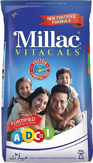 Millac Instant Powder Milk Pouch 910gm