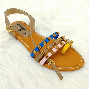 Flat Fancy Sandal for Women Hand made FR8-58