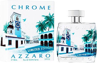 Chrome Limited Edition For Men By Azzaro Eau De Toilette Spray 100 ml