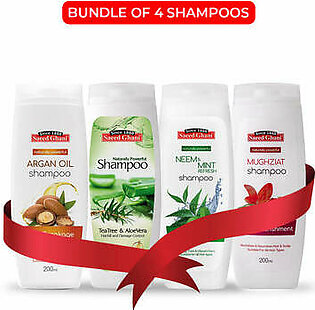 Bundle of 4 Shampoos at the price of 3