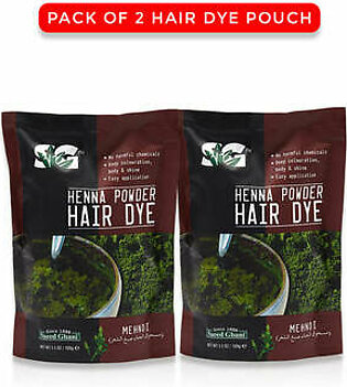 Pack of 2 Henna Powder Hair Dye Pouch