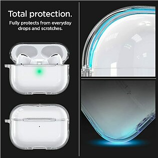 Apple AirPods Pro (2022) Case Spigen Ultra Hybrid – Crystal Clear – ACS05481