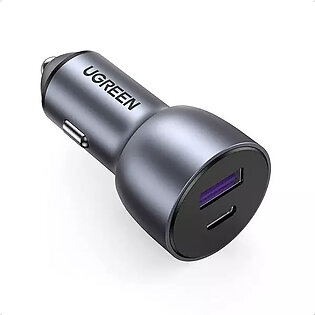 UGREEN Car Charger 42.5W – Car Charger Adapter Fast Charging PD 20W + QC3.0, Cigarette Lighter USB Charger – 60980