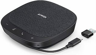 Anker PowerConf S330 USB Speakerphone, Conference Microphone for Home Office, Smart Voice Enhancement, Plug and Play, 360° Voice Coverage via 4 Microphones, and Powerful Sound – A3308511