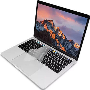 MacBook Pro 13″ M1 2020 FitSkin TPU Keyboard Protector by JCPAL – US Layout – Clear – JCP2353 – also for MacBook Pro 16″ 2019 Touch Bar Version