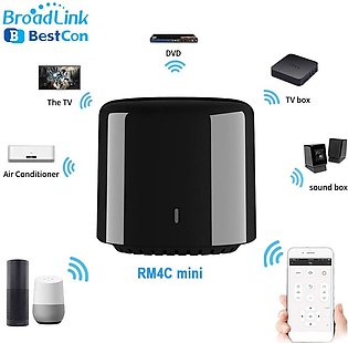 BestCon RM4C Mini Smart Home WiFi IR Remote Controlle Automation Modules Compatible Subbrand of Broadlink RM mini 3