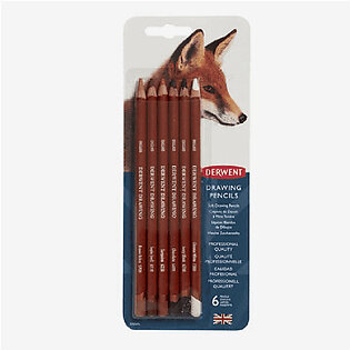Derwent Drawing Color Pencil Blister Pack Of 6