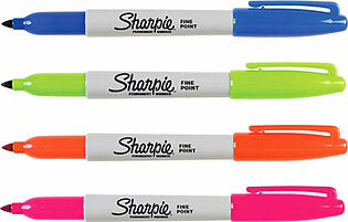 Sharpie Fine Point Permanent Marker Pack of 4