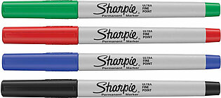 Sharpie Ultra Fine Permanent Marker Pack of  4