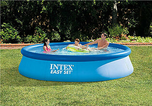 INTEX Easy Set Pool ( 13' X 33" ) Puncture-Resistant 3-Ply Material