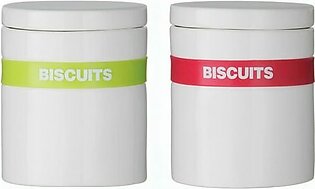 Hot Pink Silicone Band Biscuit Jar