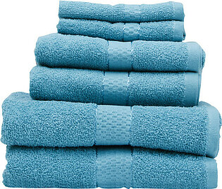 Thread and Loom Dusty Turquoise 6pc Towel Set