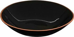 Calisto Black Glazed Terracotta Pasta Bowl