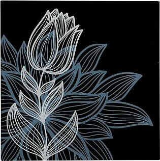 Tulip Glass Print