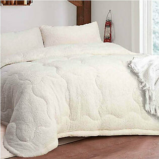 Cozy Sherpa Filled Comforter Set