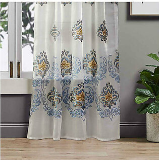 Embroidered Organza Curtain