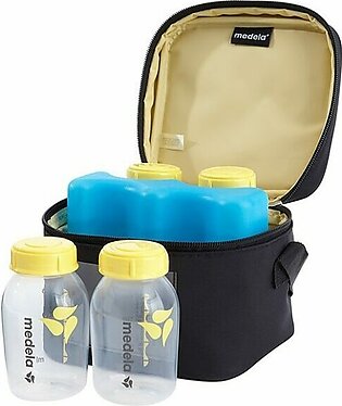 Medela Cooler Bag With 4 Breast Milk Bottle 150 ml