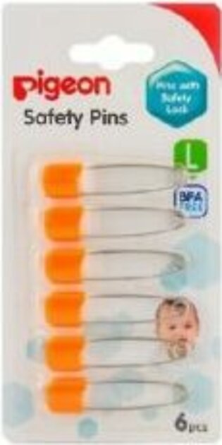 Pigeon Safety Pins 6pcs – Color May Vary